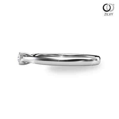 แหวนเพชรผู้หญิง รุ่น GR500 - มุมข้าง