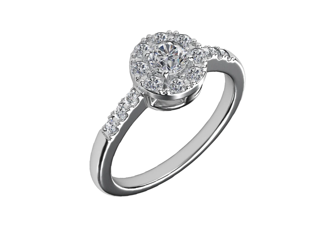 แหวนเพชร Juliette Halo