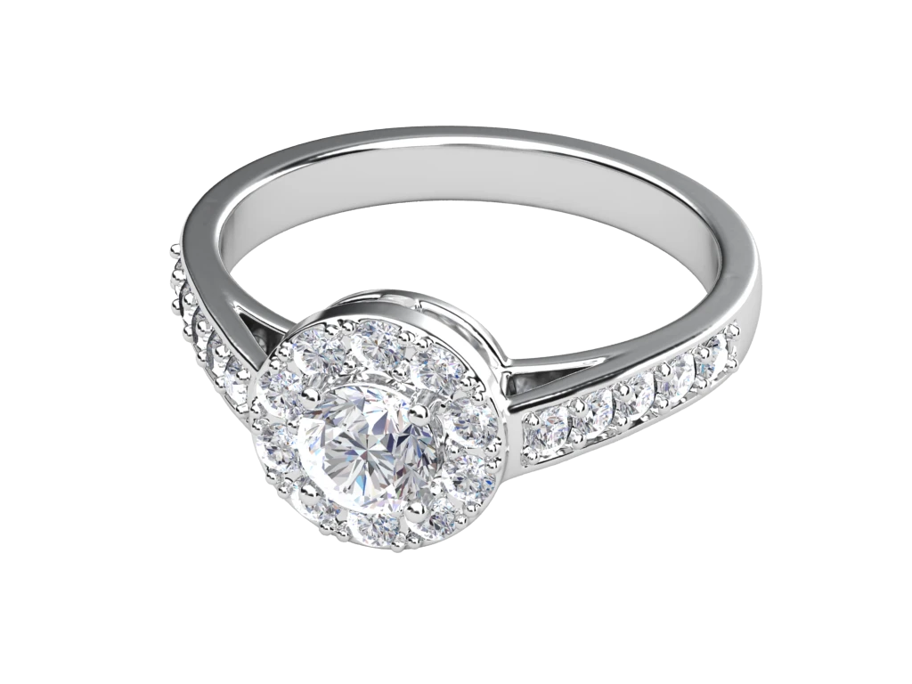 แหวนเพชร Noelle Halo