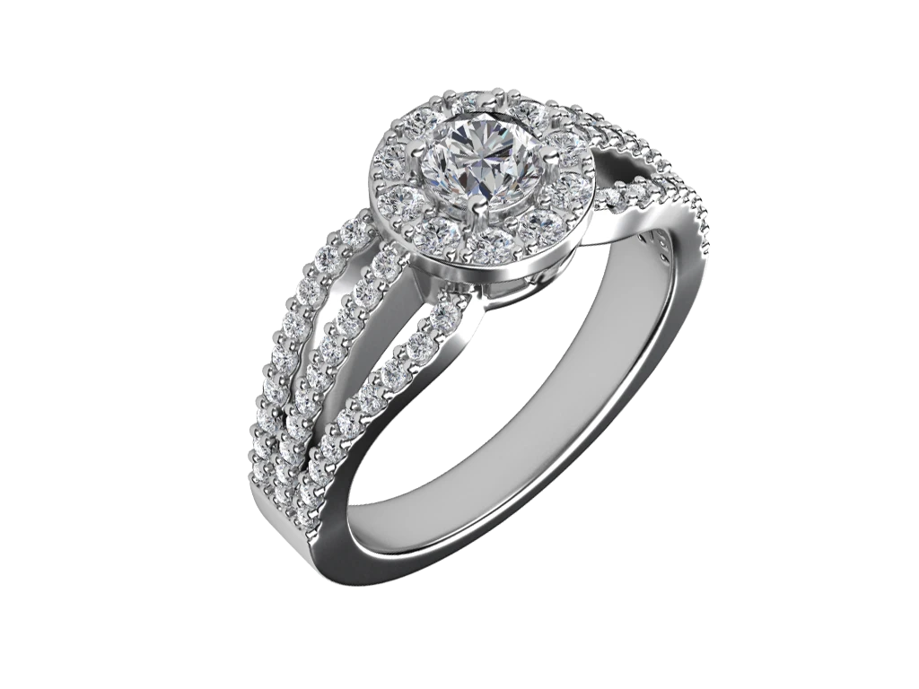 แหวนเพชร Olympe Halo