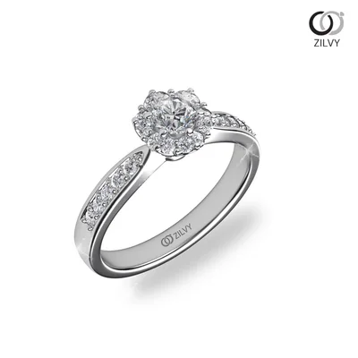 แหวนเพชรผู้หญิง รุ่น GR517 - ภาพเต็ม