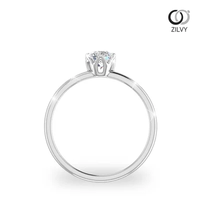 แหวนเพชรผู้หญิง รุ่น GR523 - มุมหน้า