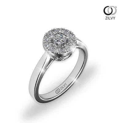 แหวนเพชรผู้หญิง รุ่น GR523 - มุมเปอร์สเปกทีฟ