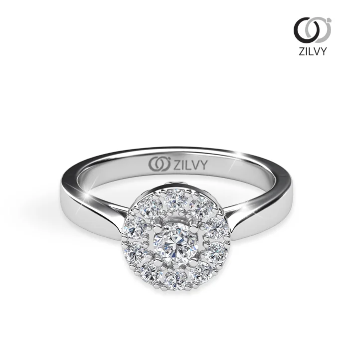 Women's Diamond Ring GR523 - top view