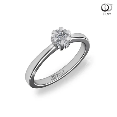 แหวนเพชรผู้หญิง รุ่น GR528 - มุมเปอร์สเปกทีฟ