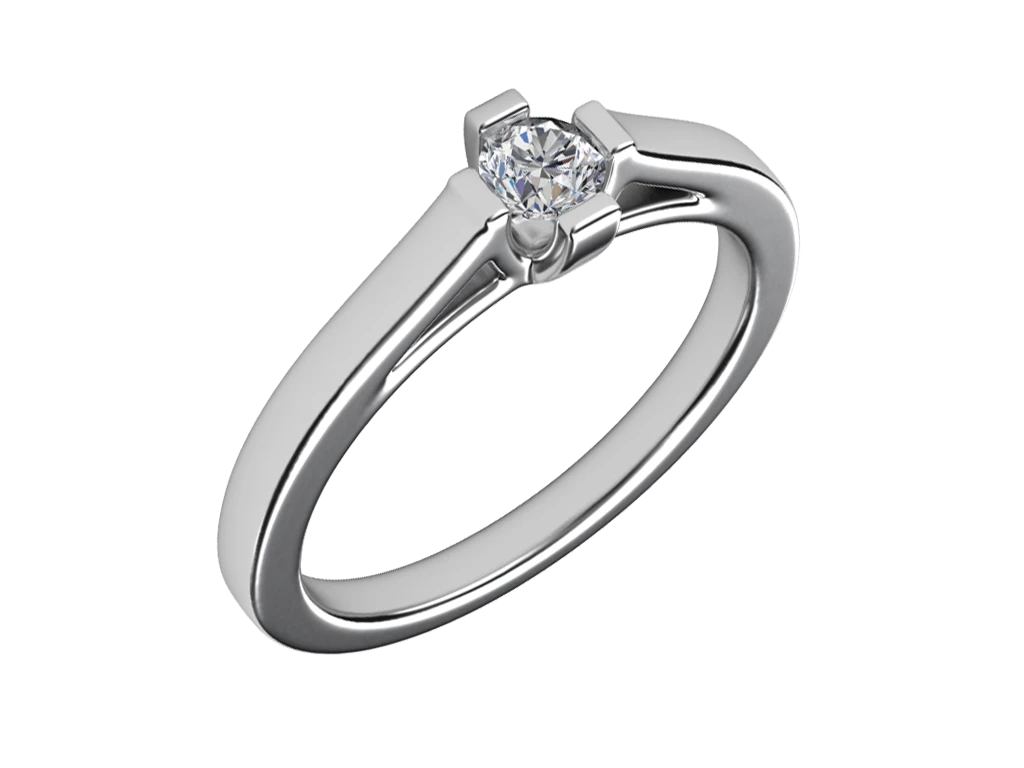 แหวนเพชร Delphine Tension