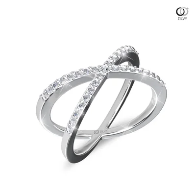 แหวนเพชรผู้หญิง รุ่น GR548 - มุมเปอร์สเปกทีฟ