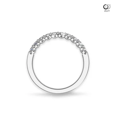 แหวนเพชรผู้หญิง รุ่น GR549 - มุมหน้า