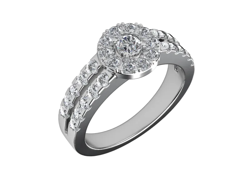 แหวนเพชร Paloma Halo