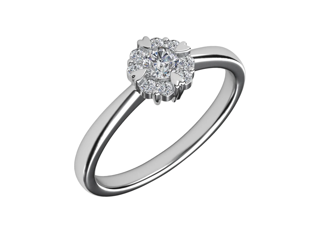 แหวนเพชร Reine Cluster