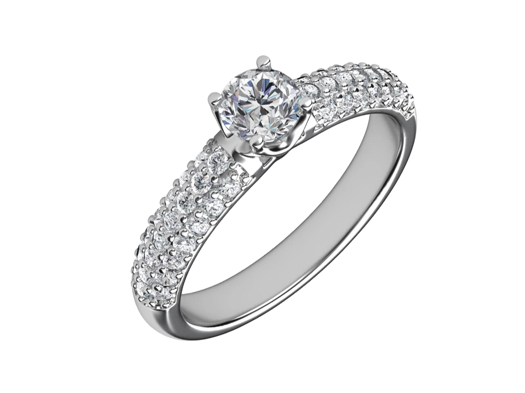 แหวนเพชร Saskia Pavé