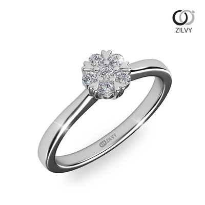 แหวนเพชรผู้หญิง รุ่น GR566 - มุมเปอร์สเปกทีฟ