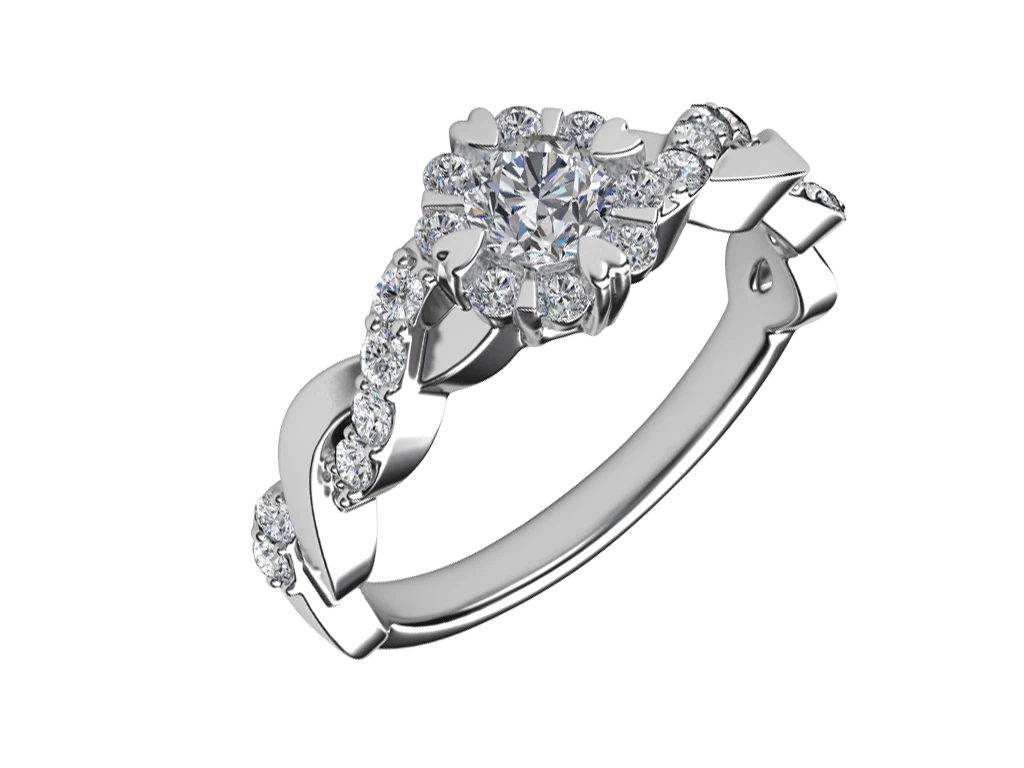 แหวนเพชร Nadia Cluster