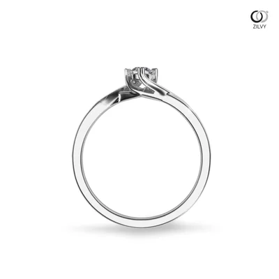 แหวนเพชรผู้หญิง รุ่น GR594 - มุมหน้า