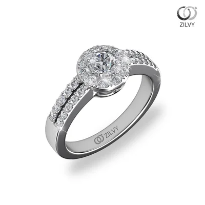 แหวนเพชรผู้หญิง รุ่น GR601 - มุมเปอร์สเปกทีฟ