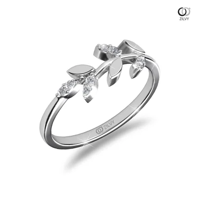 แหวนเพชรผู้หญิง รุ่น GR603 - ภาพเต็ม