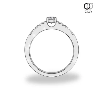 Women's Diamond Ring GR605 - front view