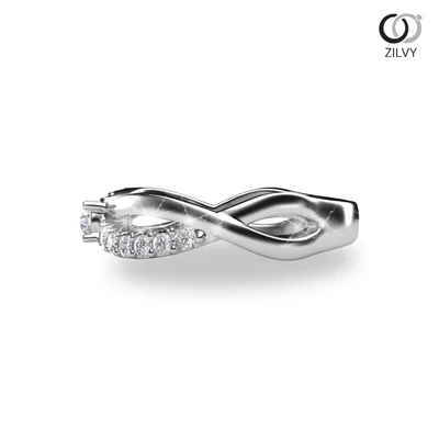 แหวนเพชรผู้หญิง รุ่น GR609 - มุมข้าง