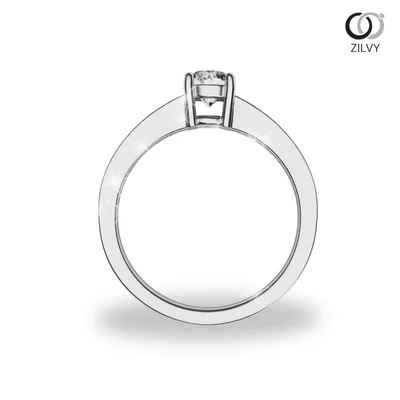 แหวนเพชรผู้หญิง รุ่น GR611 - มุมหน้า