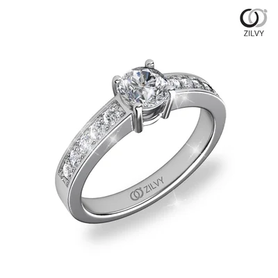 แหวนเพชรผู้หญิง รุ่น GR611 - มุมเปอร์สเปกทีฟ