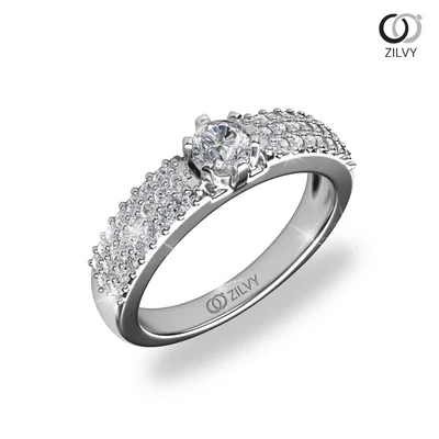 แหวนเพชรผู้หญิง รุ่น GR612 - ภาพเต็ม