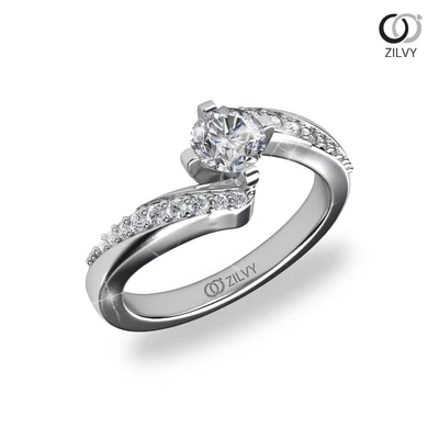 แหวนเพชรผู้หญิง รุ่น GR615 - ภาพเต็ม