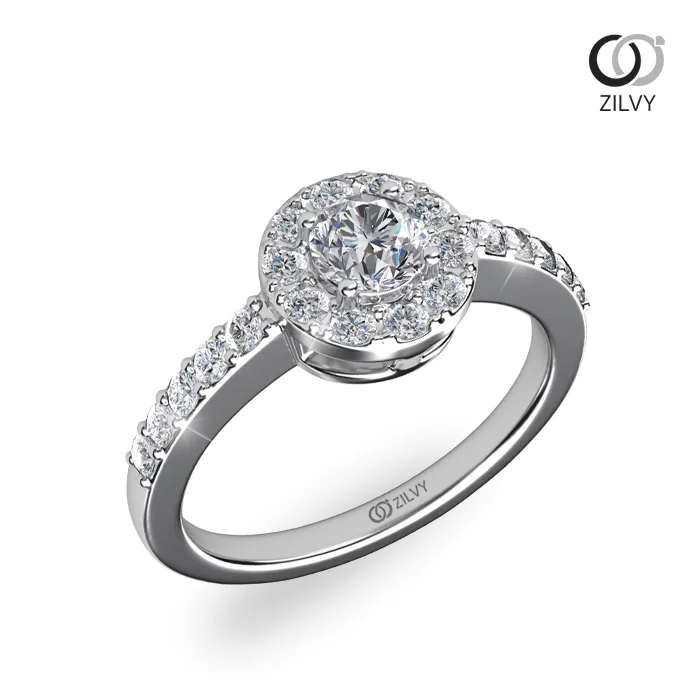 แหวนเพชร Ophelia Halo