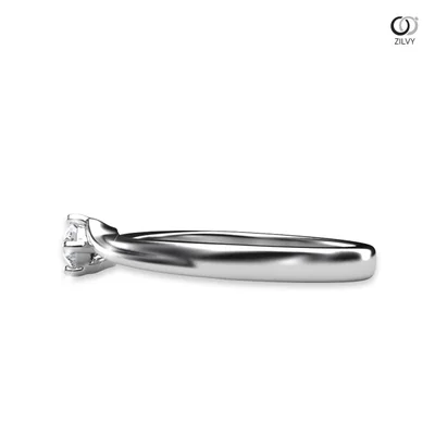 แหวนเพชรผู้หญิง รุ่น GR621 - มุมข้าง