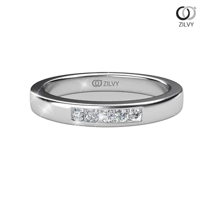 แหวนเพชรผู้หญิง รุ่น GR622 - มุมบน