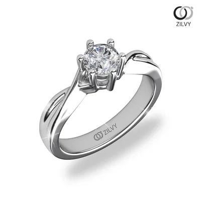 แหวนเพชรผู้หญิง รุ่น GR623 - มุมเปอร์สเปกทีฟ