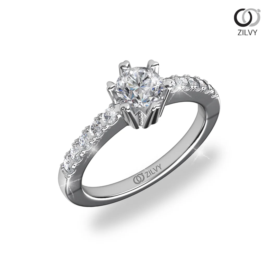 Women's Diamond Ring GR625 - perspective view