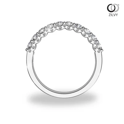 แหวนเพชรผู้หญิง รุ่น GR628 - มุมหน้า