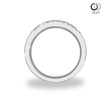 แหวนเพชรผู้หญิง รุ่น GR630 - มุมหน้า