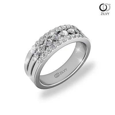 แหวนเพชรผู้หญิง รุ่น GR630 - มุมเปอร์สเปกทีฟ