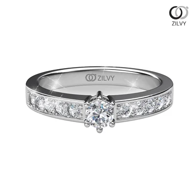Women's Diamond Ring GR631 - top view