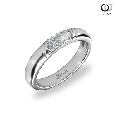 แหวนเพชรผู้หญิง รุ่น GR633 - มุมเปอร์สเปกทีฟ