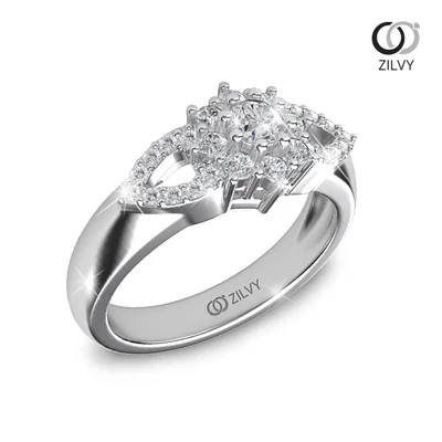 แหวนเพชรผู้หญิง รุ่น GR641 - มุมเปอร์สเปกทีฟ