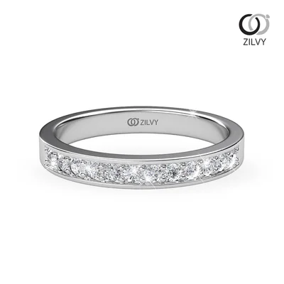 แหวนเพชรผู้หญิง รุ่น GR644 - มุมบน