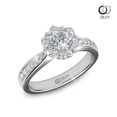 แหวนเพชรผู้หญิง รุ่น GR648 - ภาพเต็ม