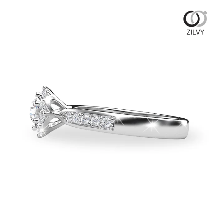 Women's Diamond Ring GR648 - side view