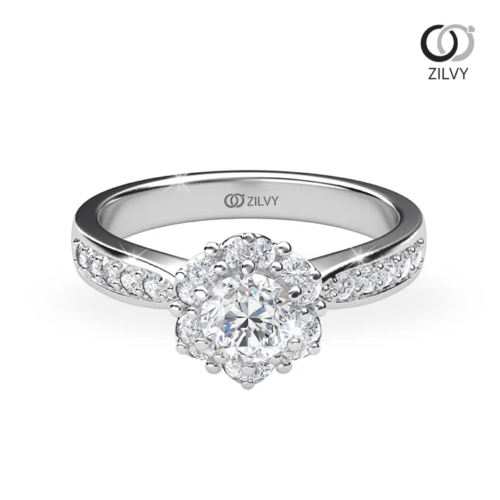 Women's Diamond Ring GR648 - top view