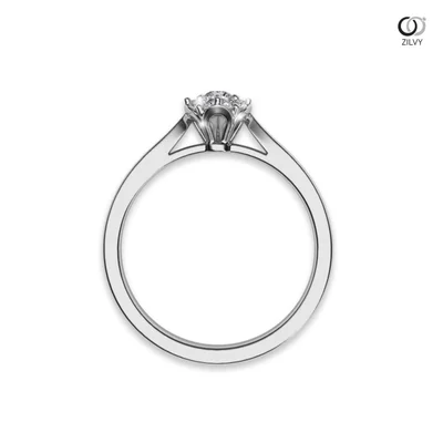 แหวนเพชรผู้หญิง รุ่น GR650 - มุมหน้า