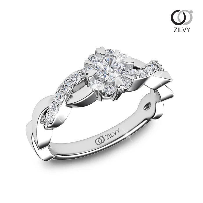 Women's Diamond Ring GR651 - perspective view