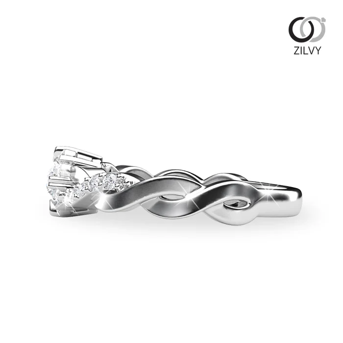 Women's Diamond Ring GR651 - side view