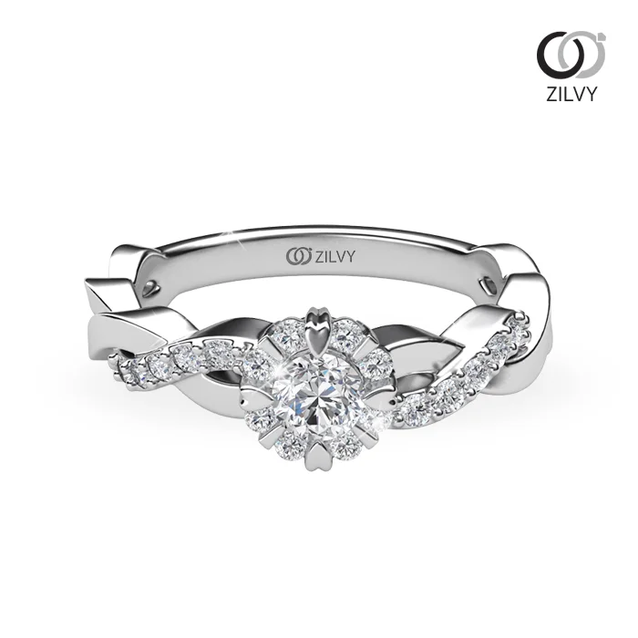 Women's Diamond Ring GR651 - top view