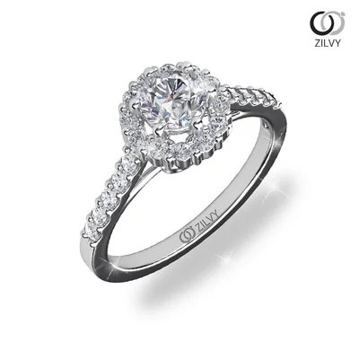 Women's Diamond Ring GR652 - perspective view