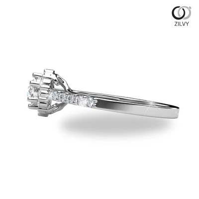 Women's Diamond Ring GR652 - side view