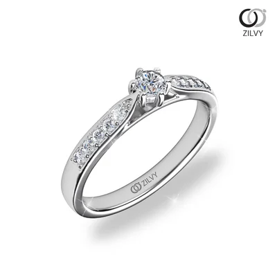 แหวนเพชรผู้หญิง รุ่น GR654 - ภาพเต็ม