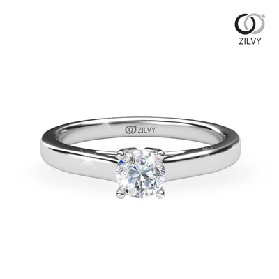 แหวนเพชรผู้หญิง รุ่น GR659 - มุมบน