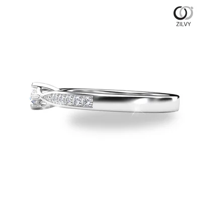 Women's Diamond Ring GR662 - side view